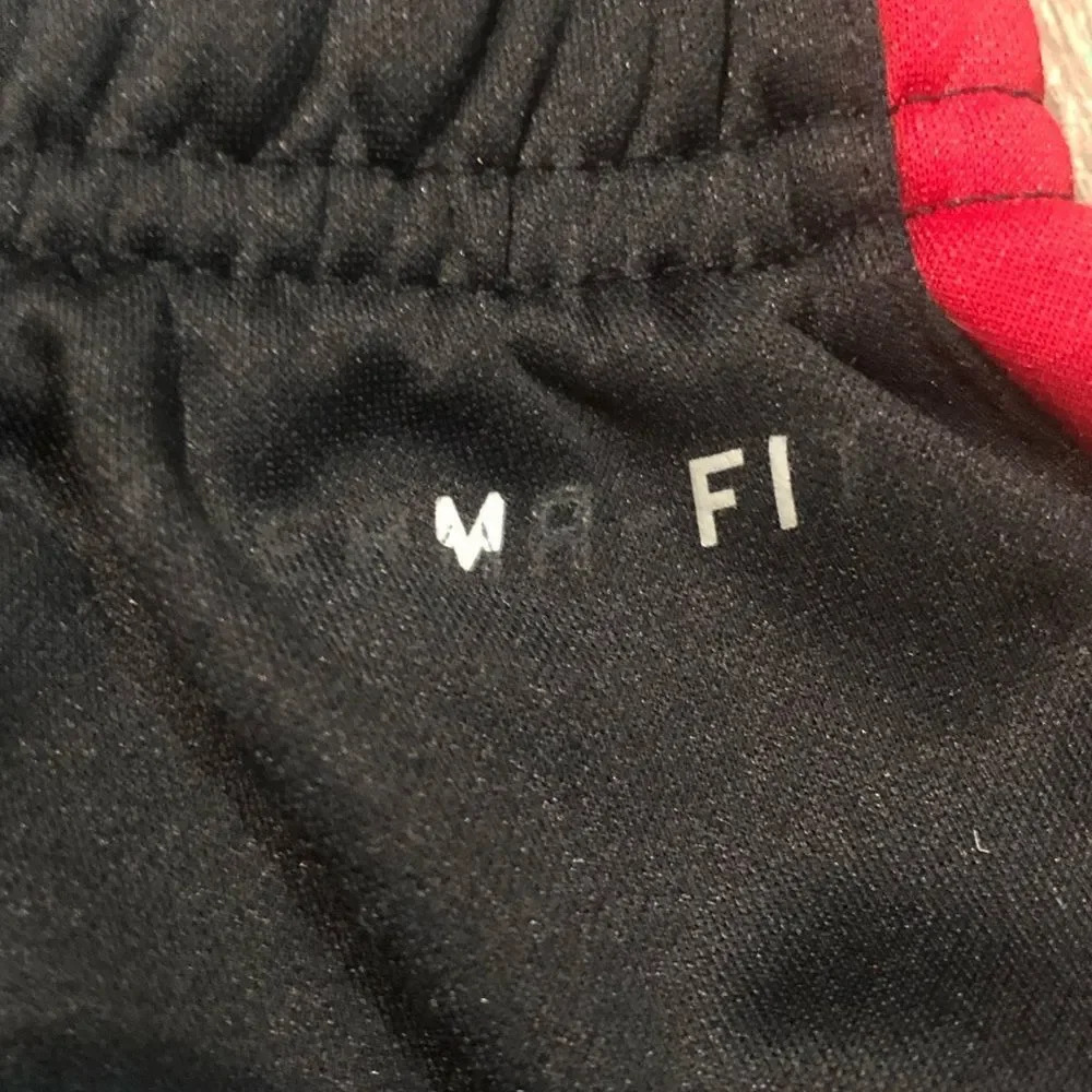 Nike Sweatpants Size 18 months Kids Black Joggers with Red Stripes